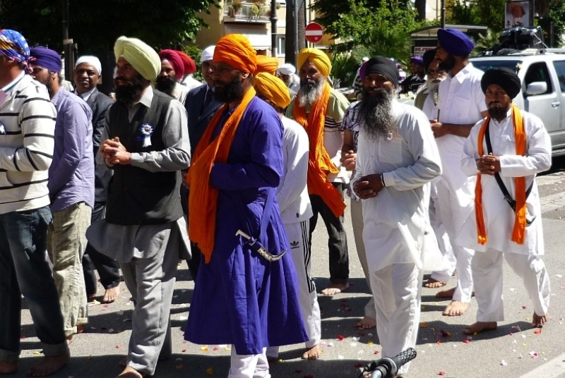 Cerimonia dei Indiani Sikh a Terracina